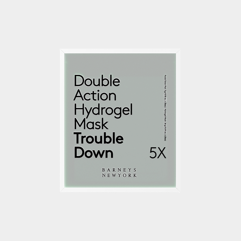 Double Action Hydrogel Mask Trouble Down 5 Pack